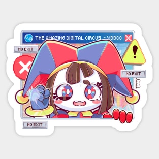 Pomni! - The Amazing Digital Cirscus Sticker